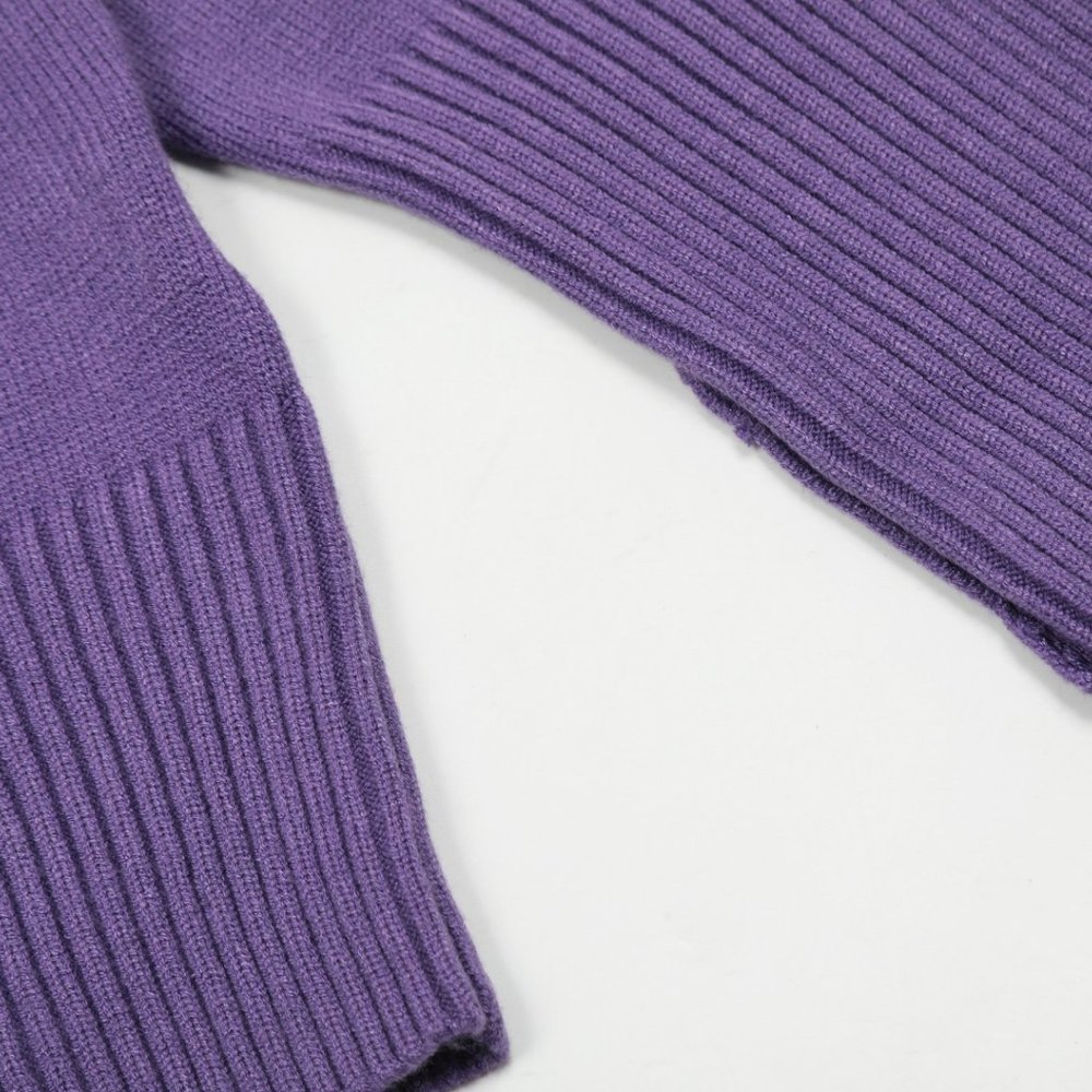 Ami De Coeur Cardigan New purple Size:L - Picture 7 of 9
